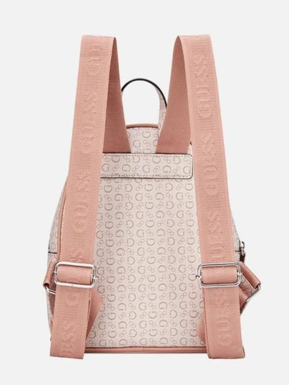 Guess Blush Logo Mini Backpack with Rose Trim